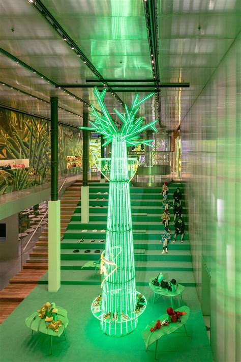 hyper leaves prada|Prada Unveils Its New “Hyper Leaves” Installation in .